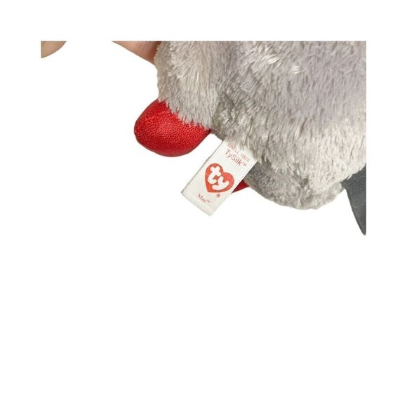 Ty Beanie Boos 9” Mac the Mouse Christmas Plush - Picture 3 of 4